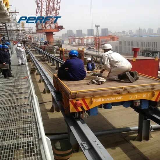 Electric Transfer Cart For Shipping Trailer 25T